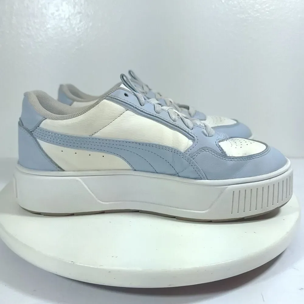 Puma Karmen Rebelle Platform Court Sneaker Blue Sz 9.5 Pristine-Lucite-Granola